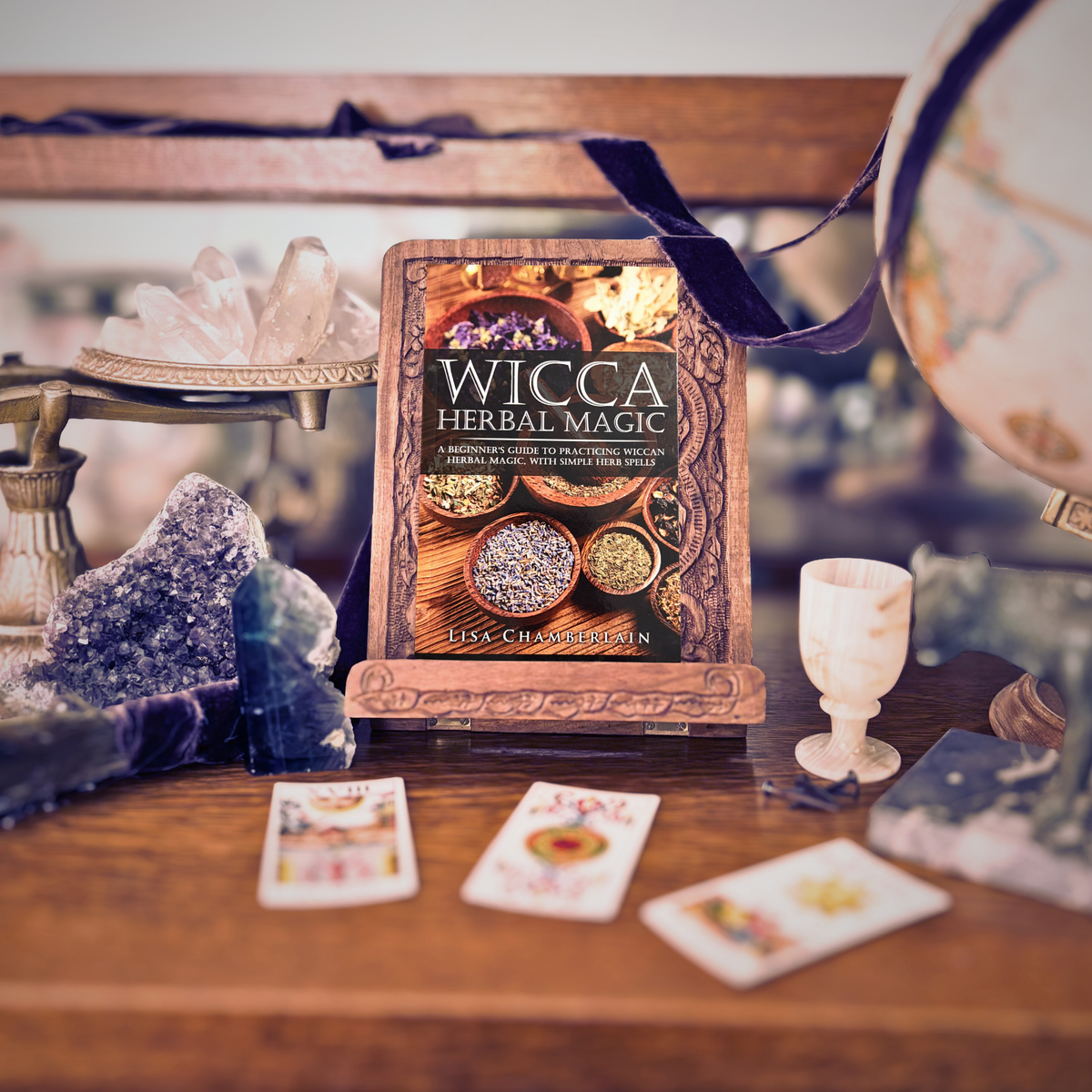 Wicca Herbal Magic: A Beginners Guide to Practicing Wiccan Herbal Magic | Lisa Chamberlain | 2015 | Pre-Owned