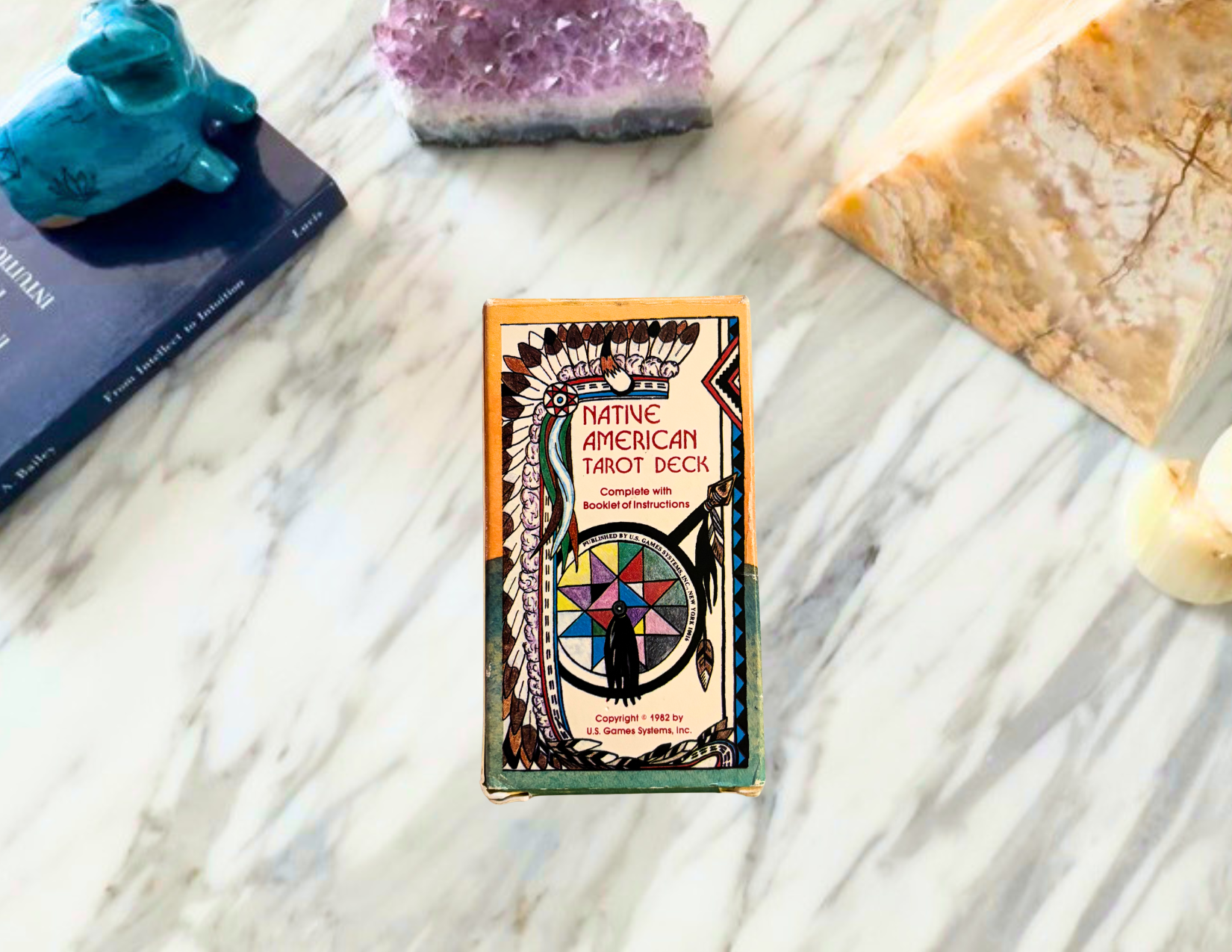 Native American Tarot | Magda Weck Gonzalez & J. A. Gonzalez | 1982 Belgian Printing | Pre-Owned