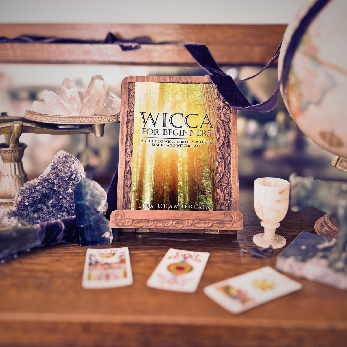 Wicca For Beginners: A Guide to Wiccan Beliefs, Rituals, Magic & Witchcraft | Lisa Chamberlain | 2014 | Pre-Owned