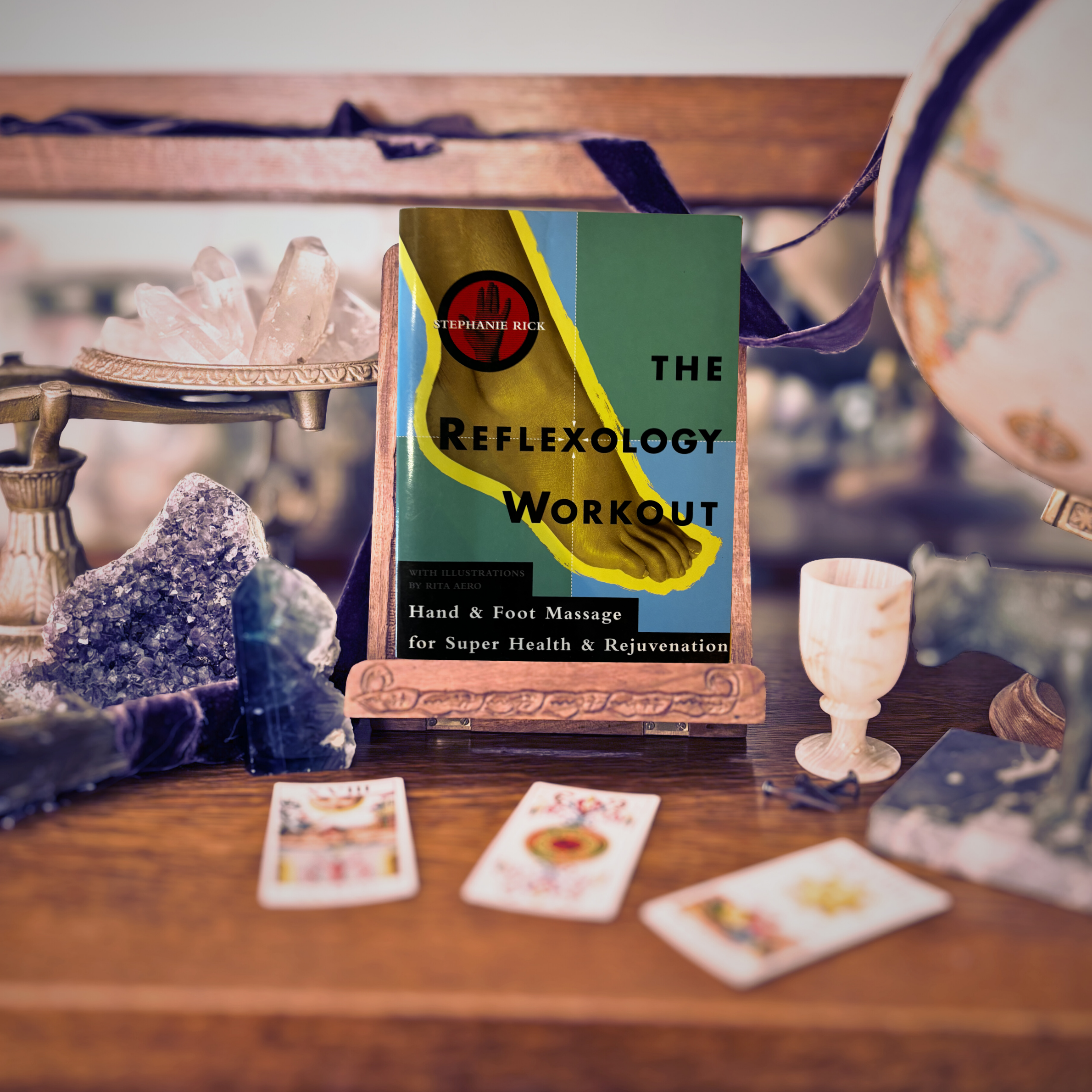 The Reflexology Workout: Hand & Foot Massage for Super Health & Rejuvenation | Stephanie Rick | 1986 | Pre-Owned