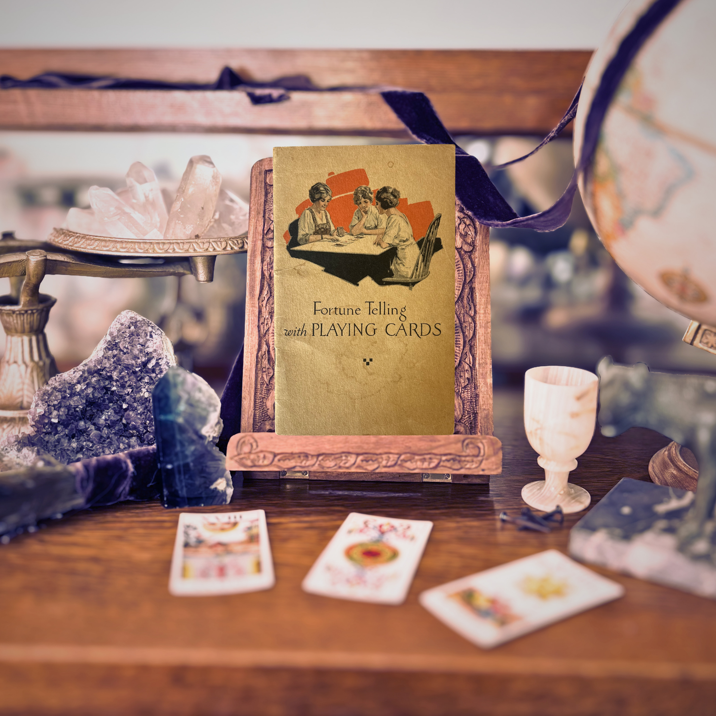 Vintage 1920s Fortune Telling with Playing Cards Booklet | U.S. Playing Card Co. | 1921-1923 |