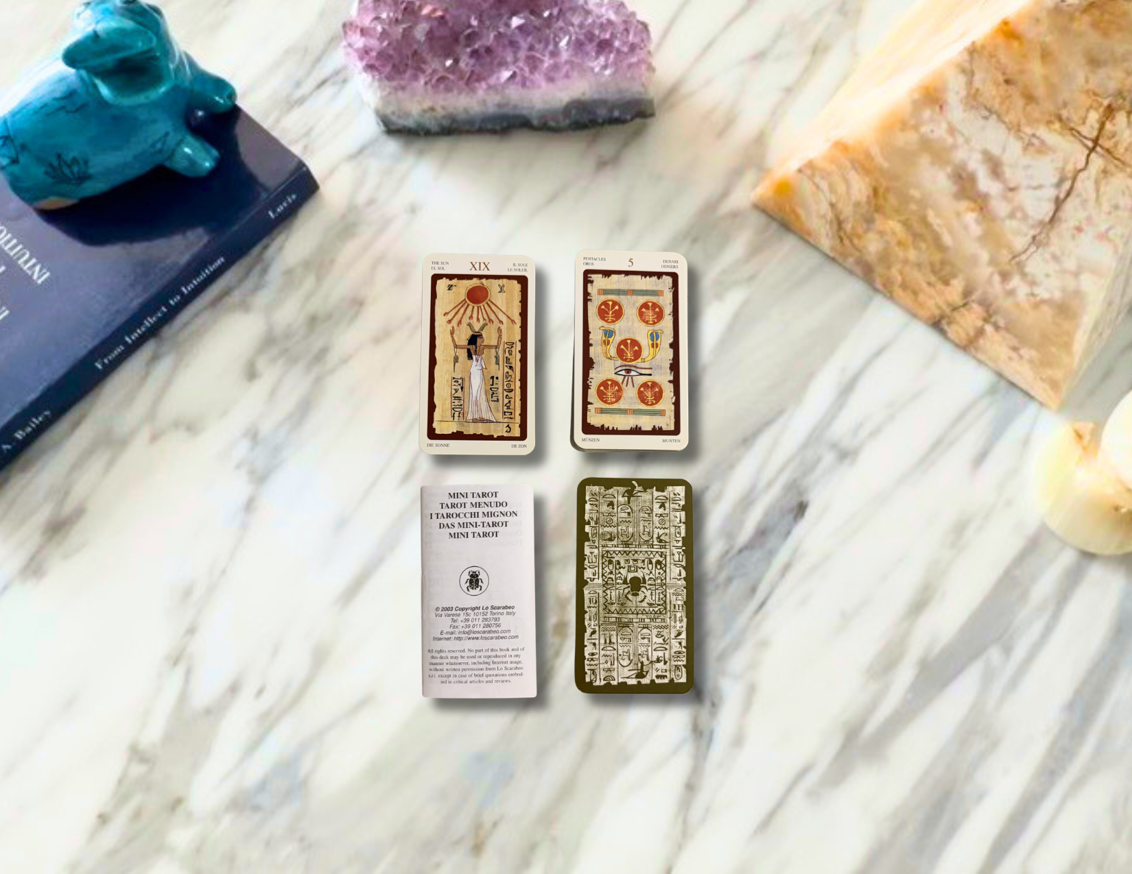 Lo Scarabeo Mini Egyptian Tarot | 2003 | Pre-Owned