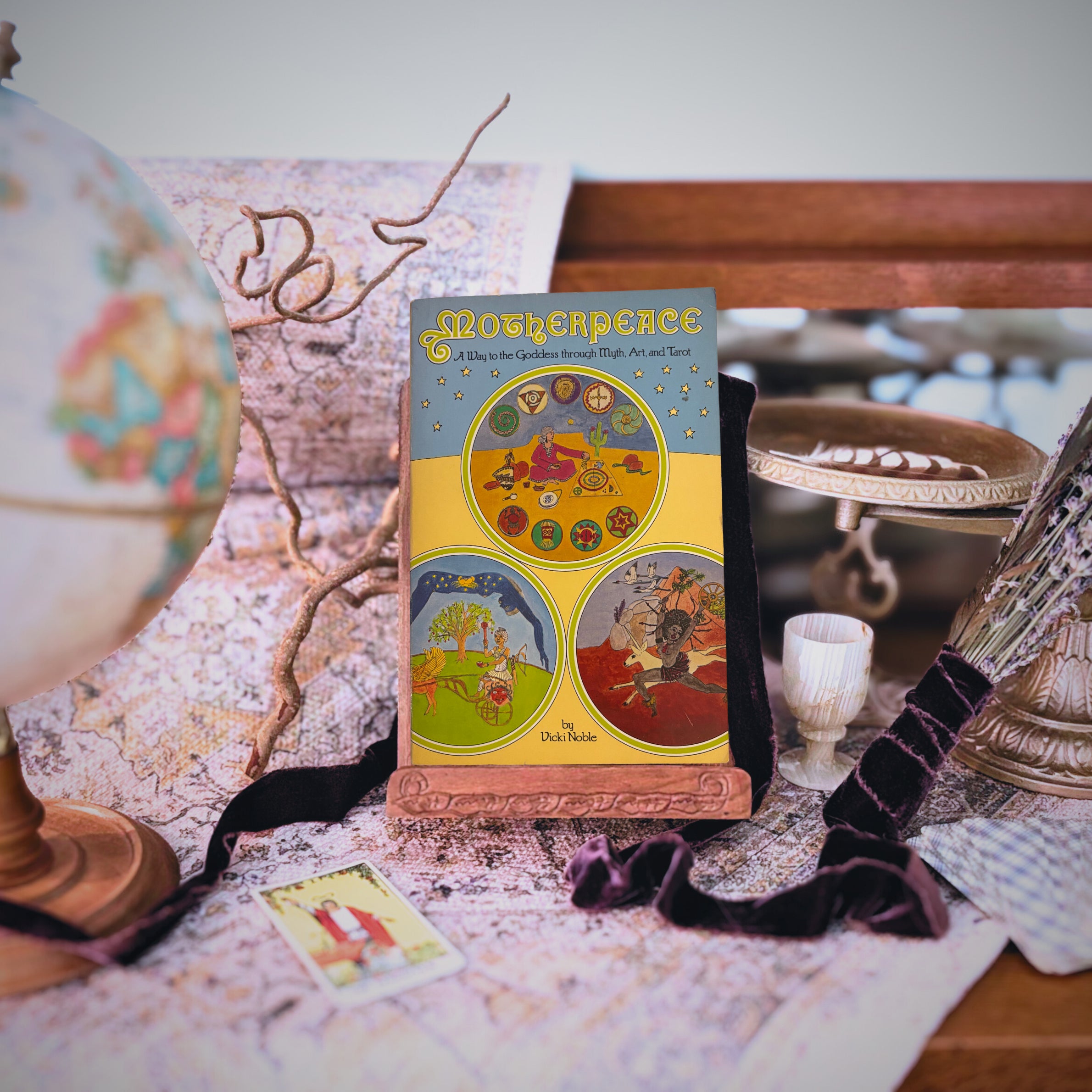 Motherpeace: A Way to the Goddess through Myth, Art, and Tarot | Vicki Noble | 1983 | Pre-Owned-Haus of Darkness, Haus of Light
