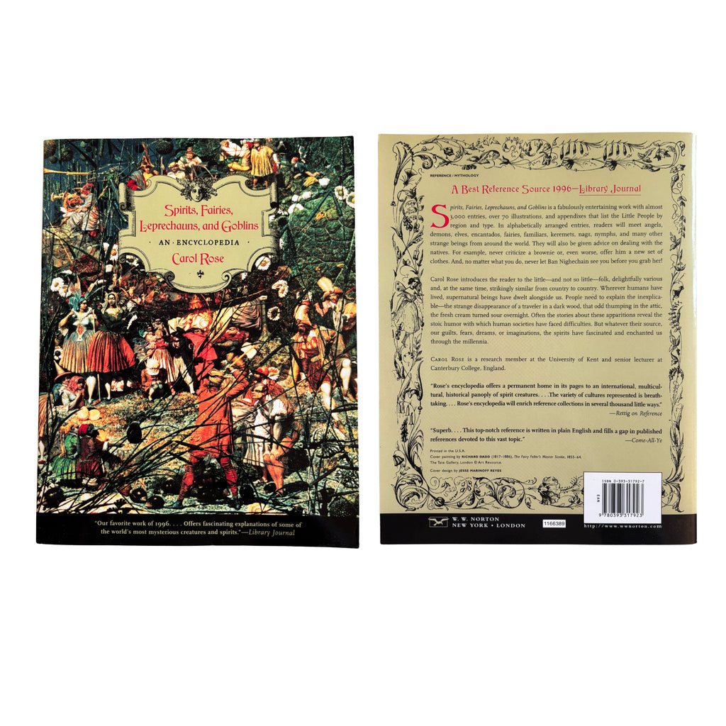 Spirits, Fairies, Leprechauns and Goblins, an Encyclopedia | Carol Rose | 1998 | Pre-Owned-Haus of Darkness, Haus of Light