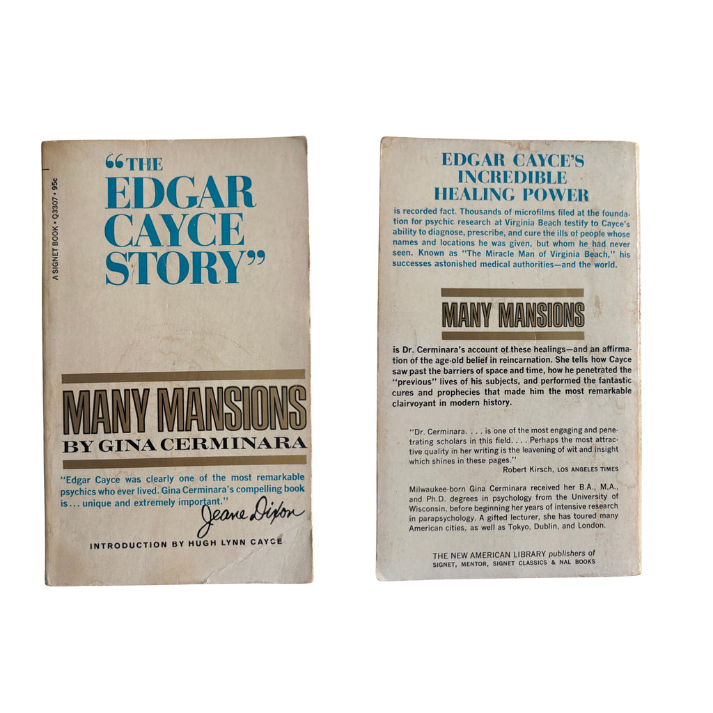 Many Mansions The Edgar Cayce Story | Gina Cerminara  | Pre-Owned-Haus of Darkness, Haus of Light