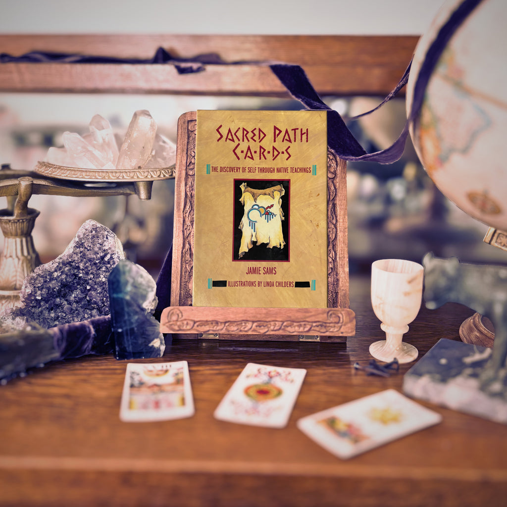 Sacred Path Cards: The Discovery of Self Through Native Teachings | Jamie Sams & Linda Childers | 1990 | Pre-Owned-Haus of Darkness, Haus of Light