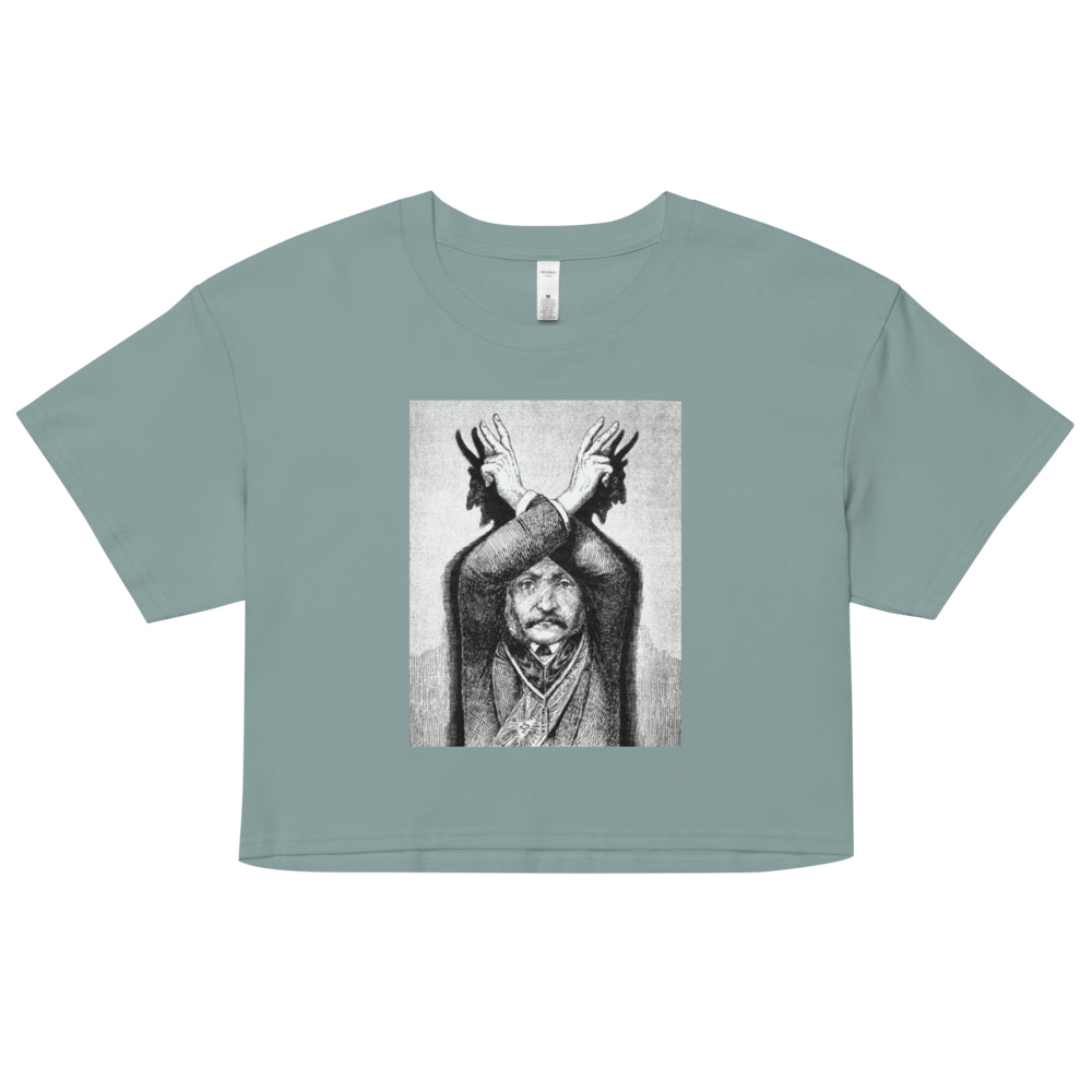 Devil Worship from "The Freemason" by Eugen Lennhoff | Crop Top-Haus of Darkness, Haus of Light
