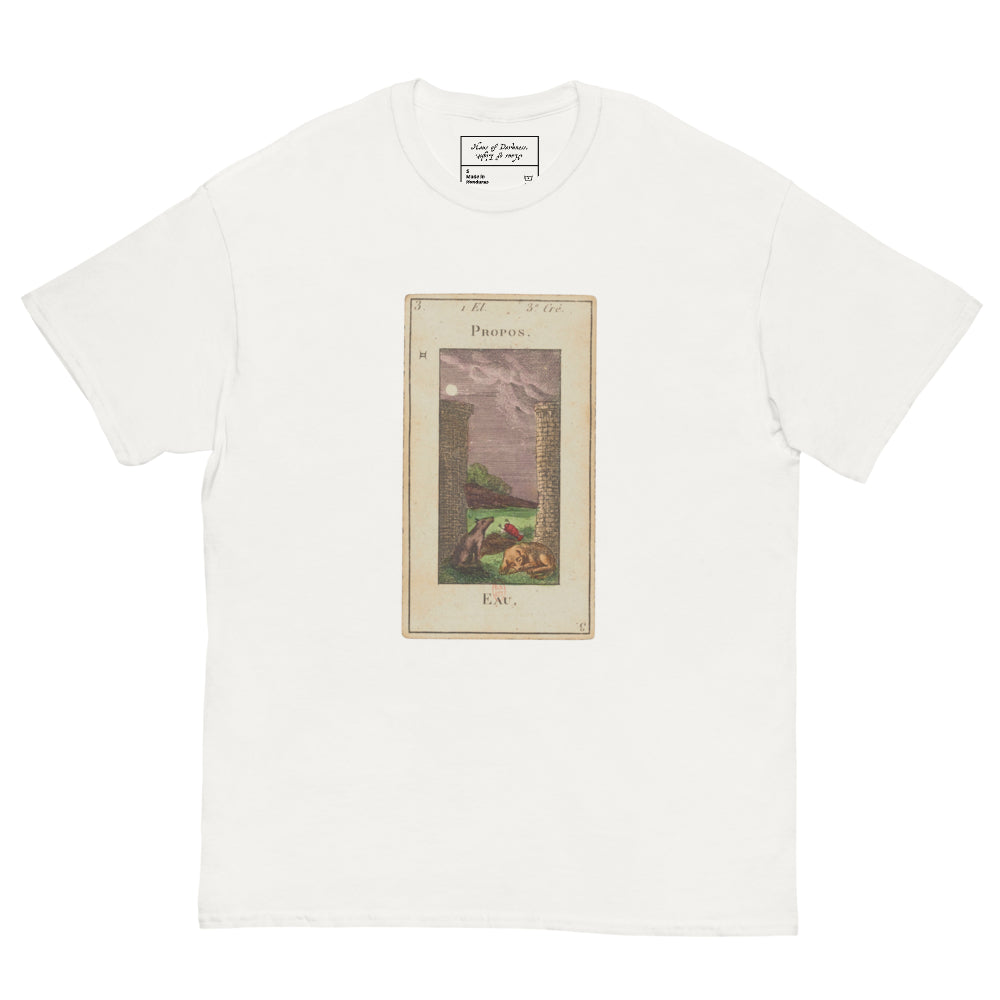 Vintage "Grand Etteilla" French Tarot "The Moon" | Unisex Classic Tee-Haus of Darkness, Haus of Light