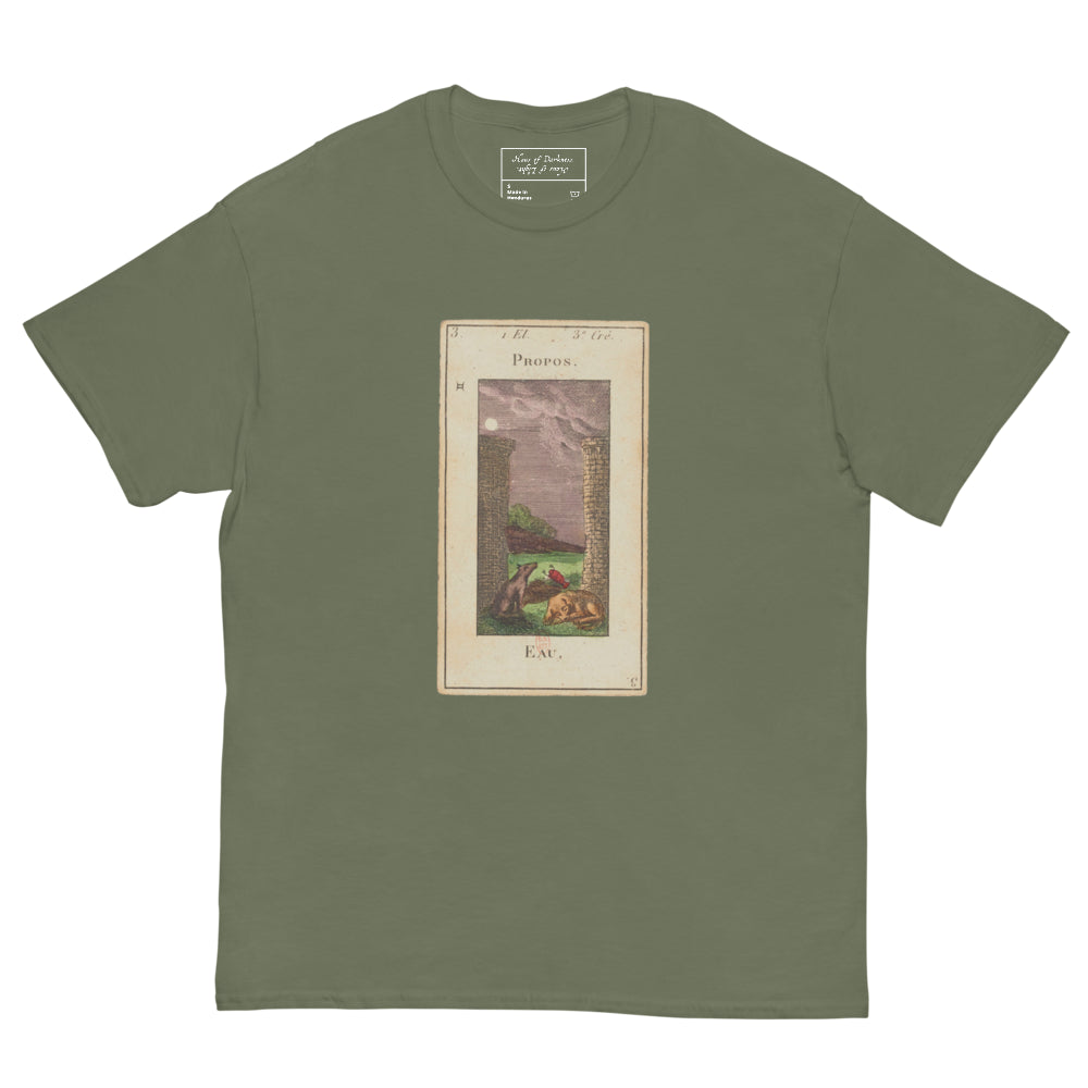 Vintage "Grand Etteilla" French Tarot "The Moon" | Unisex Classic Tee-Haus of Darkness, Haus of Light