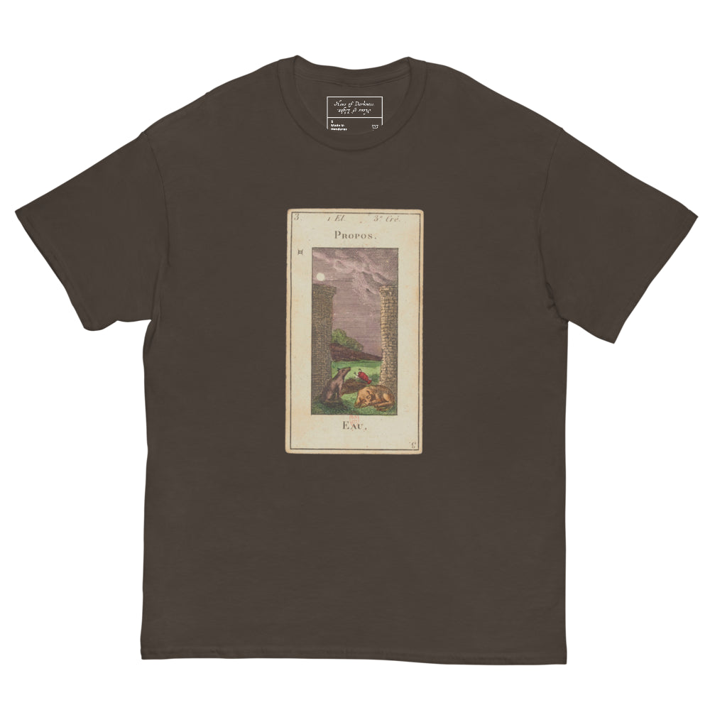 Vintage "Grand Etteilla" French Tarot "The Moon" | Unisex Classic Tee-Haus of Darkness, Haus of Light