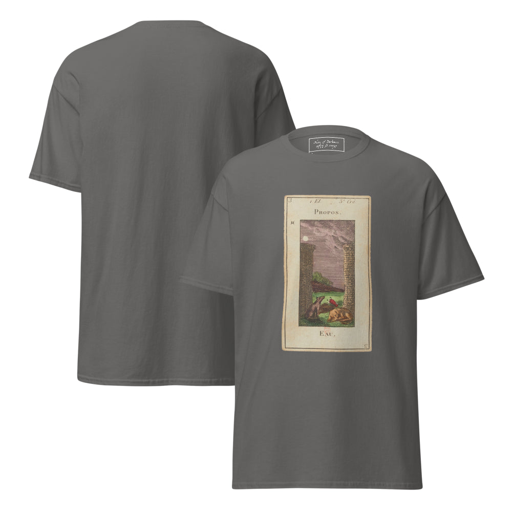 Vintage "Grand Etteilla" French Tarot "The Moon" | Unisex Classic Tee-Haus of Darkness, Haus of Light