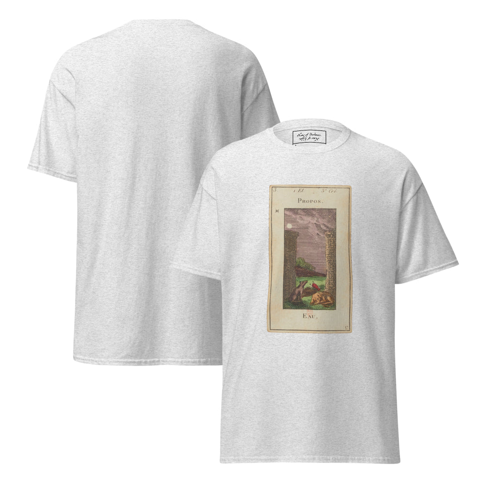 Vintage "Grand Etteilla" French Tarot "The Moon" | Unisex Classic Tee-Haus of Darkness, Haus of Light