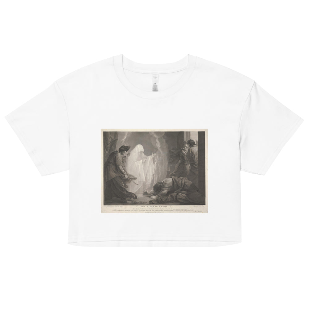 The Witch of En-dor by William Sharp | Crop Top-Haus of Darkness, Haus of Light