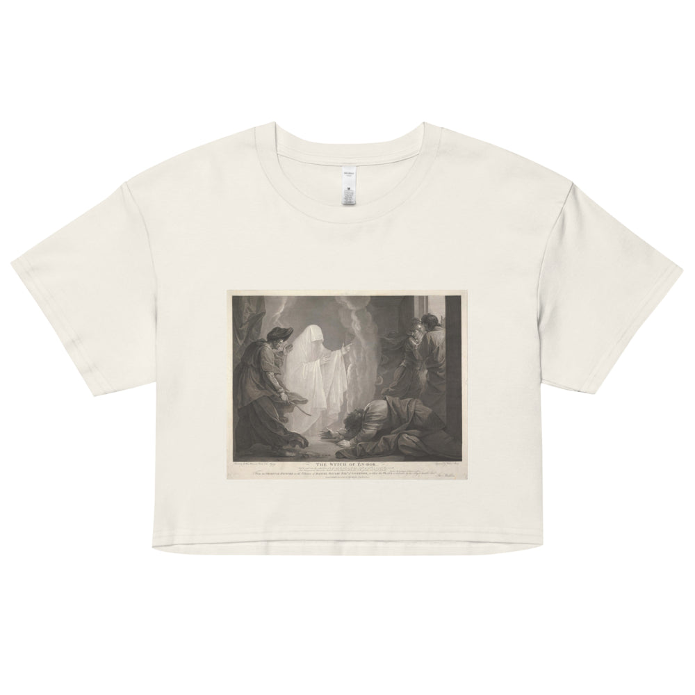 The Witch of En-dor by William Sharp | Crop Top-Haus of Darkness, Haus of Light