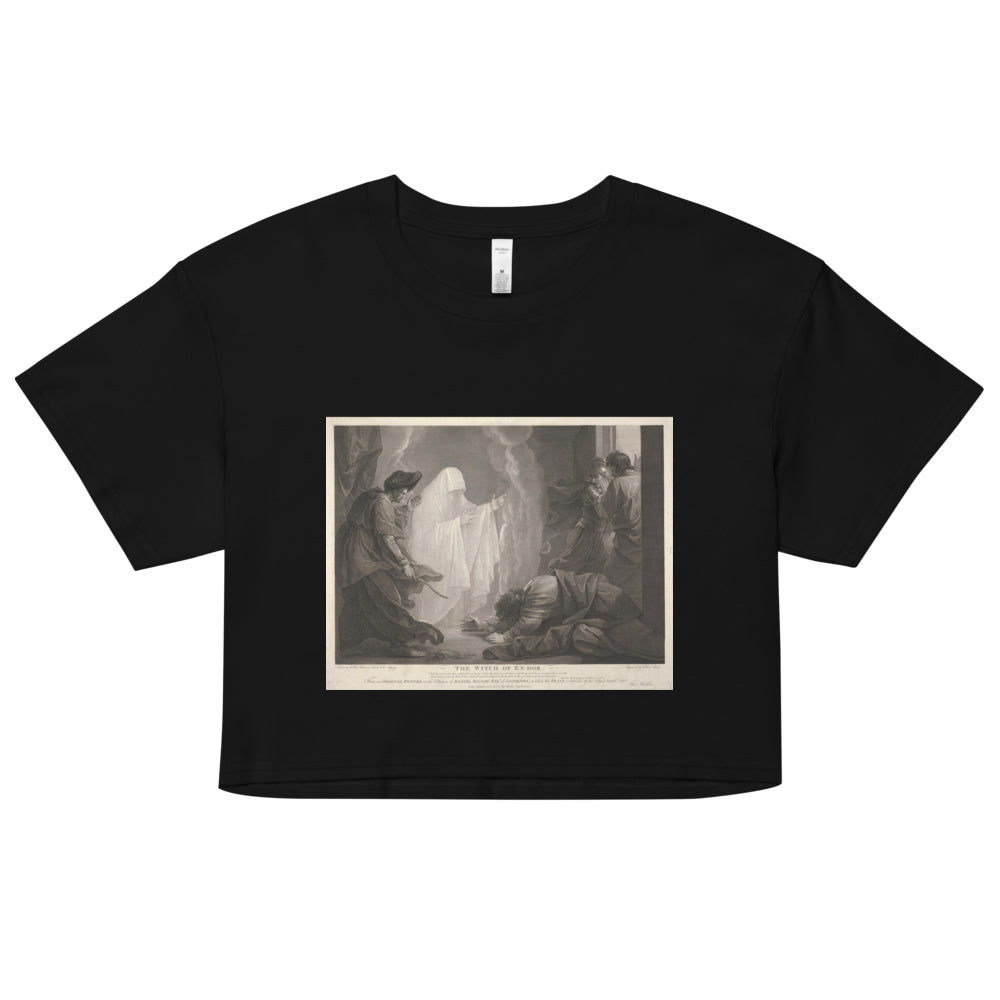 The Witch of En-dor by William Sharp | Crop Top-Haus of Darkness, Haus of Light