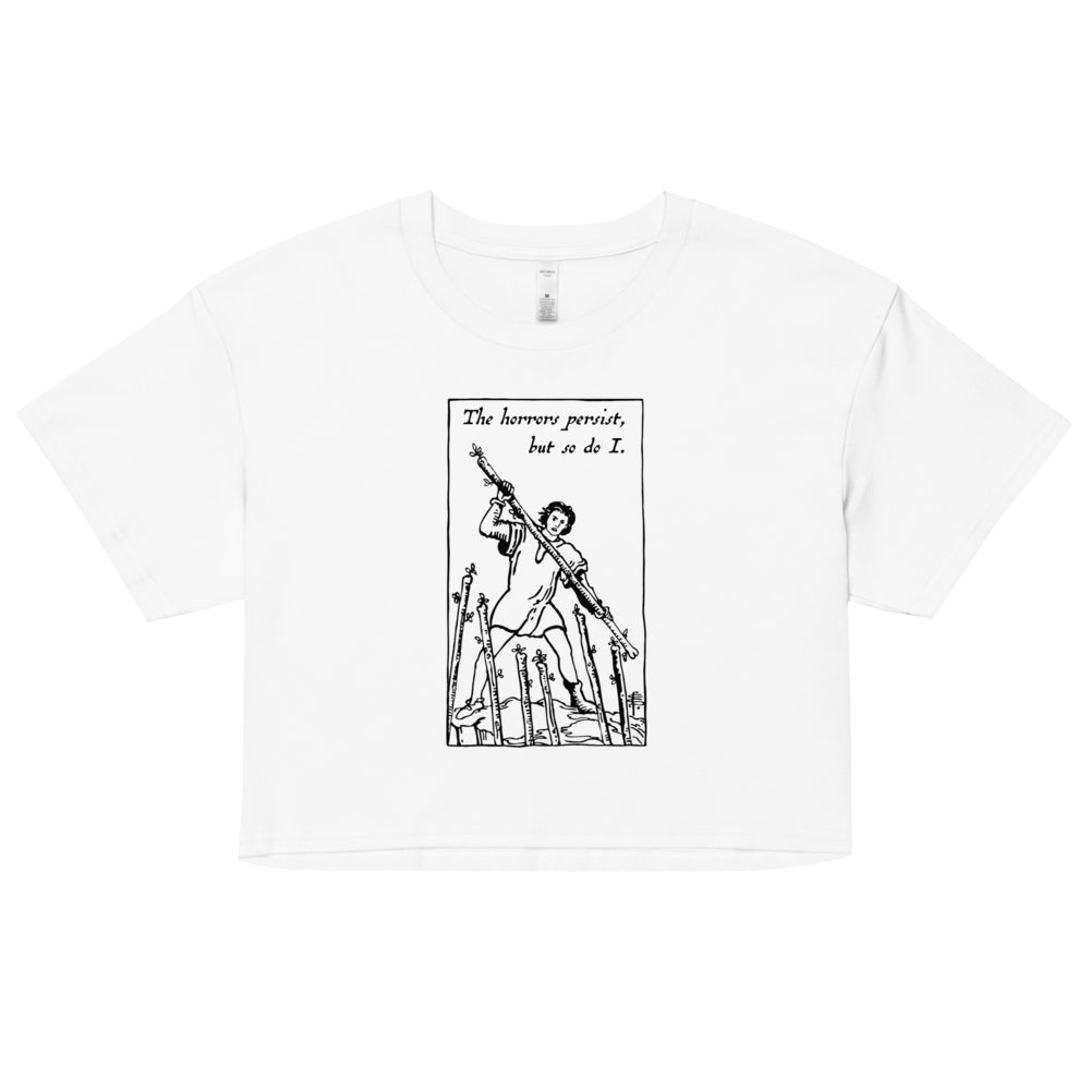 The Horrors Persist Tarot | Crop Top-Haus of Darkness, Haus of Light