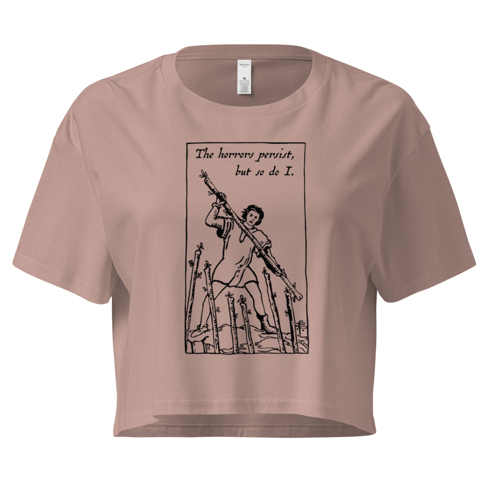 The Horrors Persist Tarot | Crop Top-Haus of Darkness, Haus of Light