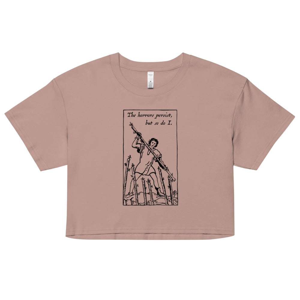 The Horrors Persist Tarot | Crop Top-Haus of Darkness, Haus of Light