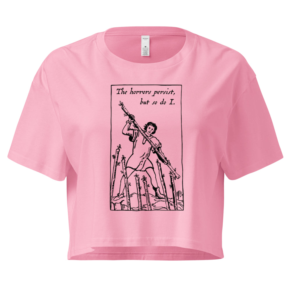 The Horrors Persist Tarot | Crop Top-Haus of Darkness, Haus of Light
