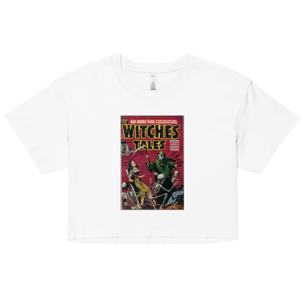 Witches Tales "Grim Reaper" | Crop Top-Haus of Darkness, Haus of Light