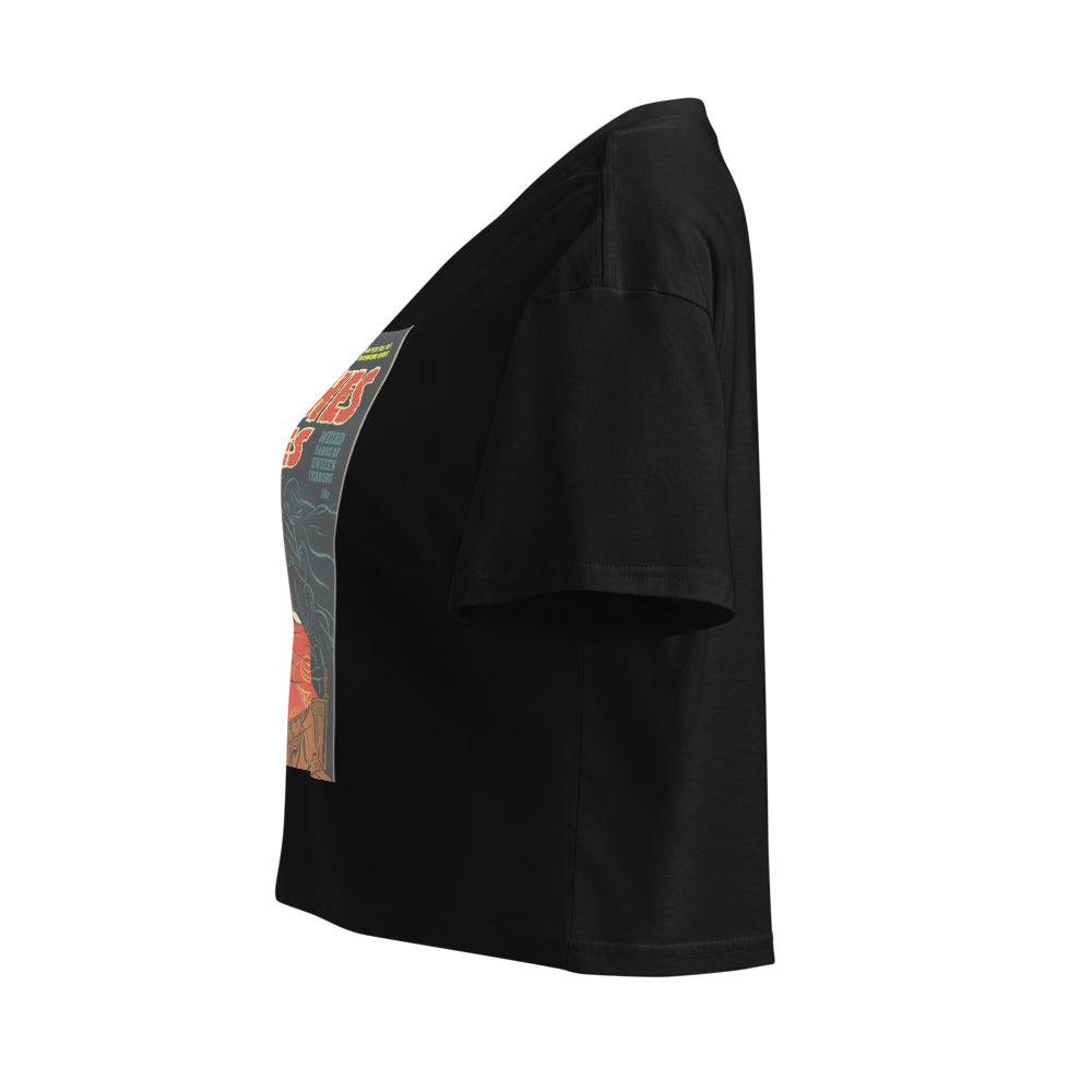 Witches Tales "Ghosts" | Crop Top-Haus of Darkness, Haus of Light