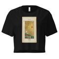 Vintage "Grand Etteilla" French Tarot "Day & Night" | Crop Top-Haus of Darkness, Haus of Light