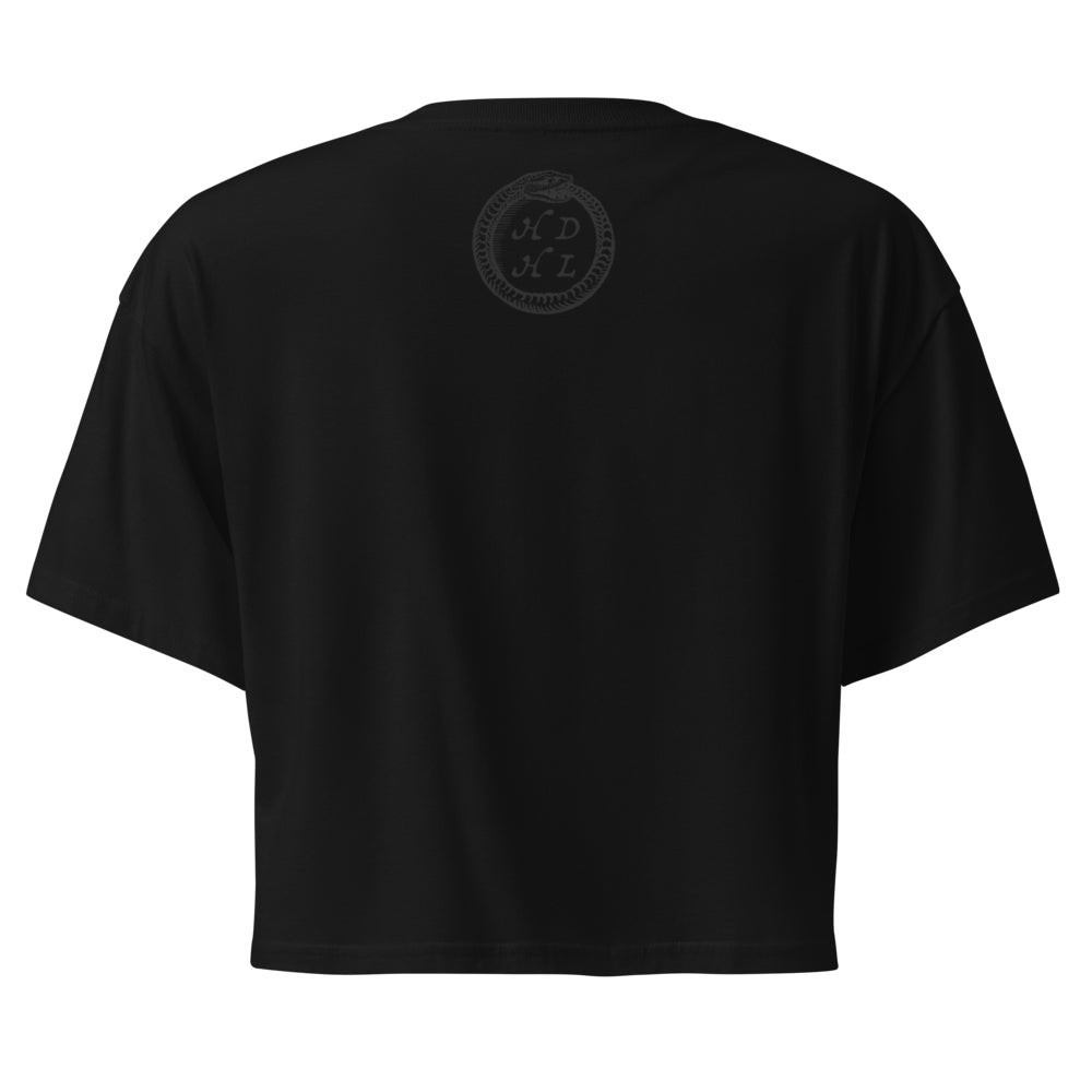 "Aries" Vintage French Astrology Oracle | Crop Top-Haus of Darkness, Haus of Light