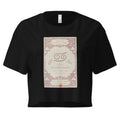"Cancer" Vintage French Astrology Oracle | Crop Top-Haus of Darkness, Haus of Light