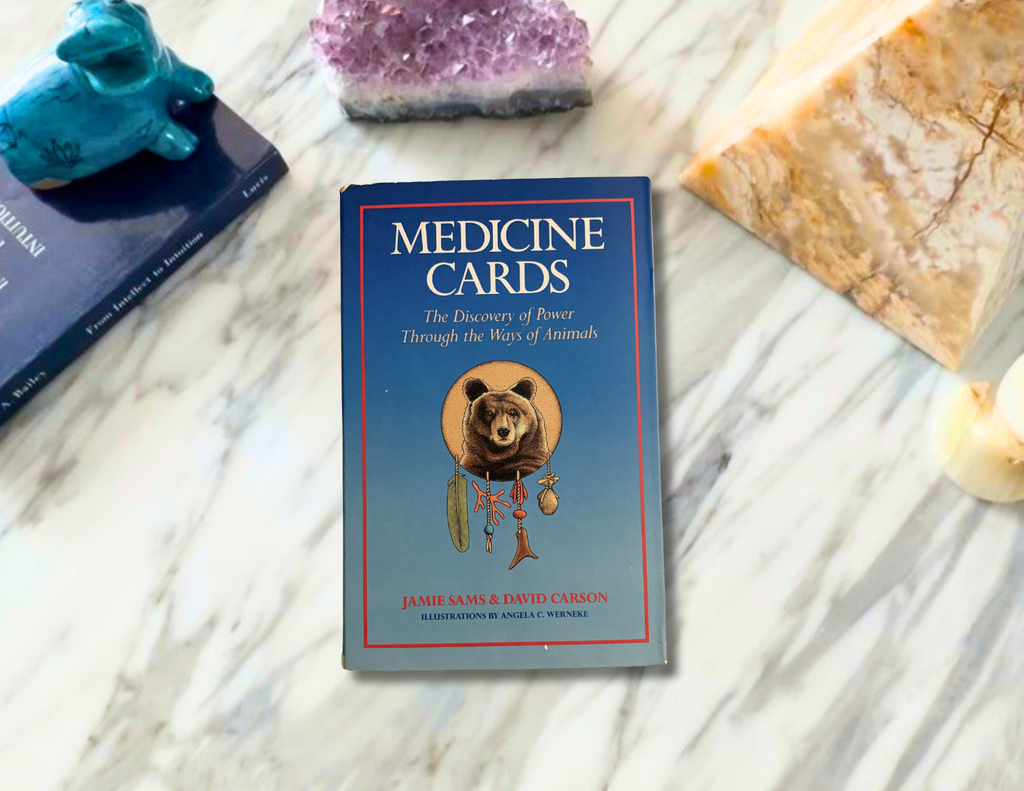 Medicine Cards: The Discovery of Power Through the Ways of Animals | Jamie Sams & David Carson | 1988| Pre-Owned