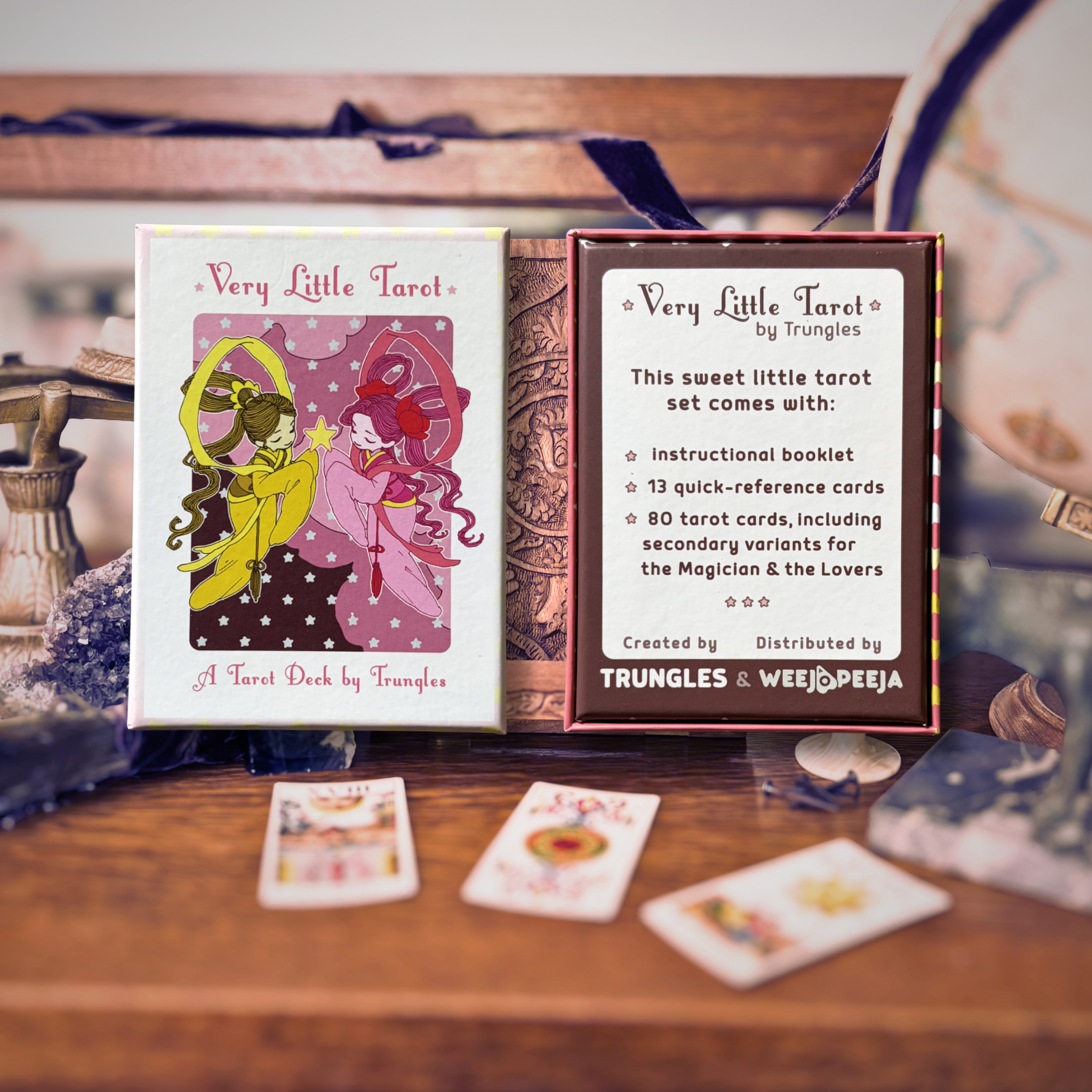 Very Little Tarot | Trungles | 2021 | Complete 80-Card Deck with Guidebook | Pre-Owned