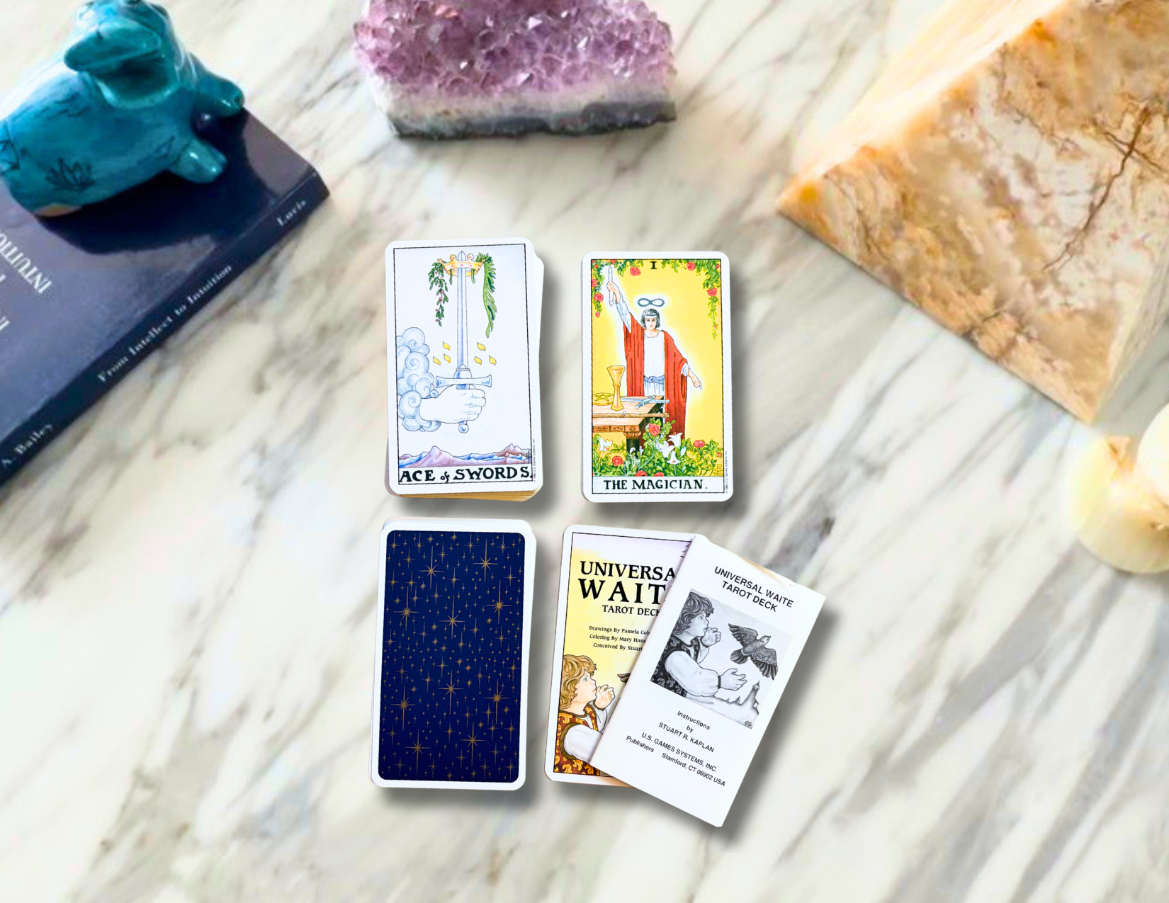 Universal Waite Tarot | 1990 Belgian Printing | Pre-Owned