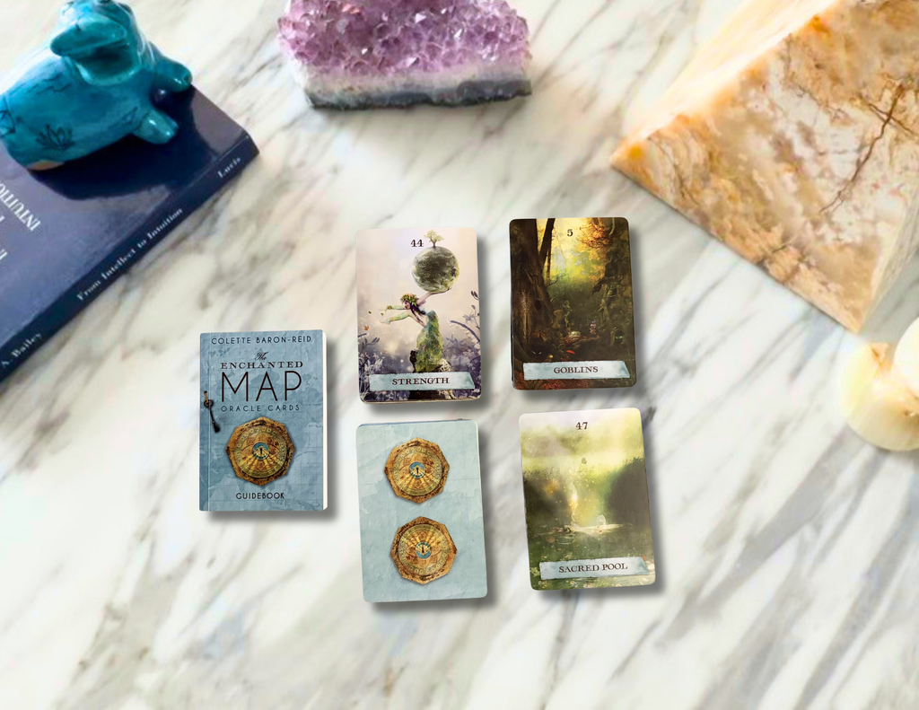 The Enchanted Map Oracle Cards | Colette Baron-Reid | 2011 | Pre-Owned