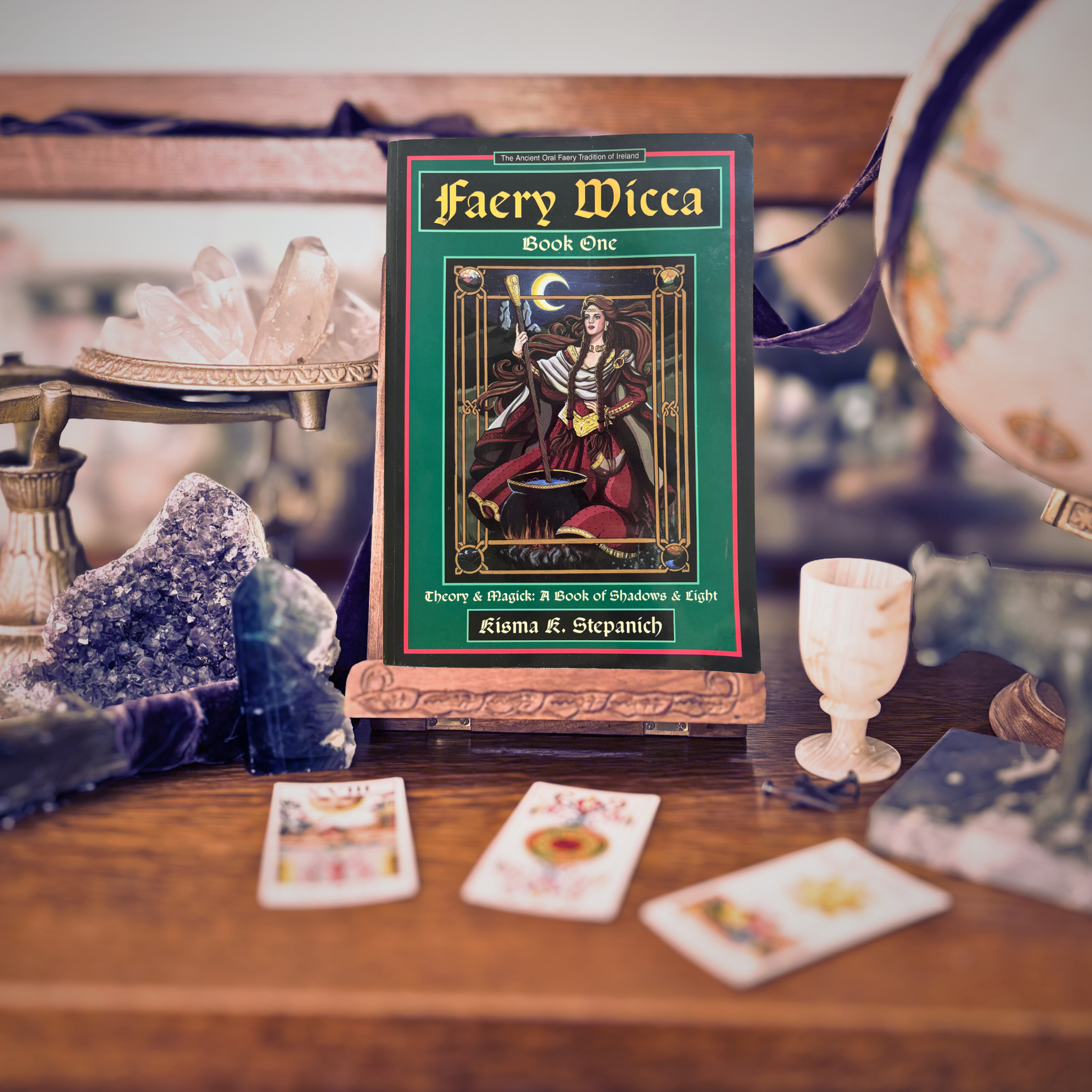 Faery Wicca, Book 1: Theory and Magick, a Book of Shadows and Lights | Kisma K Stepanich | 1998 | Pre-Owned