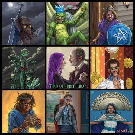 Trick or Treat tarot | Jonathan Hunt | New