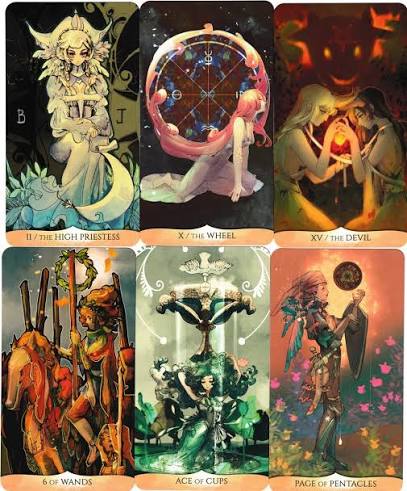 Traditional Manga tarot | Shou Xueting | New