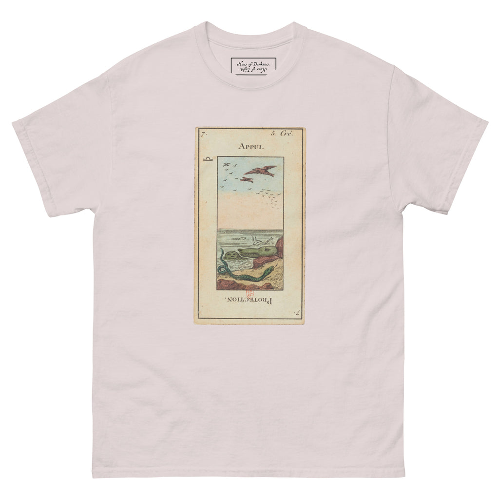 Vintage "Grand Etteilla" French Tarot "Protection" | Unisex Classic Tee-Haus of Darkness, Haus of Light