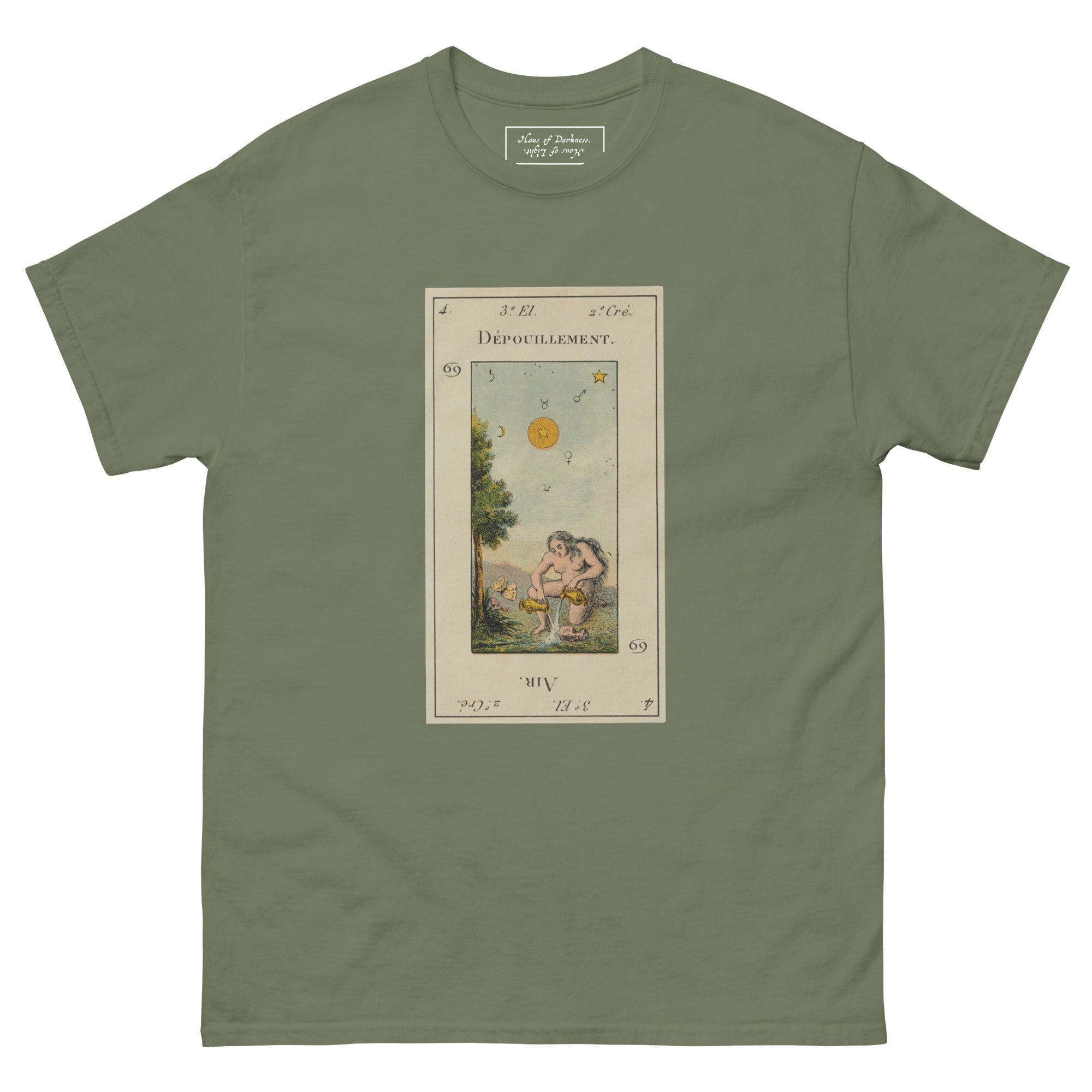 Vintage "Grand Etteilla" French Tarot "The Star" | Unisex Classic Tee-Haus of Darkness, Haus of Light