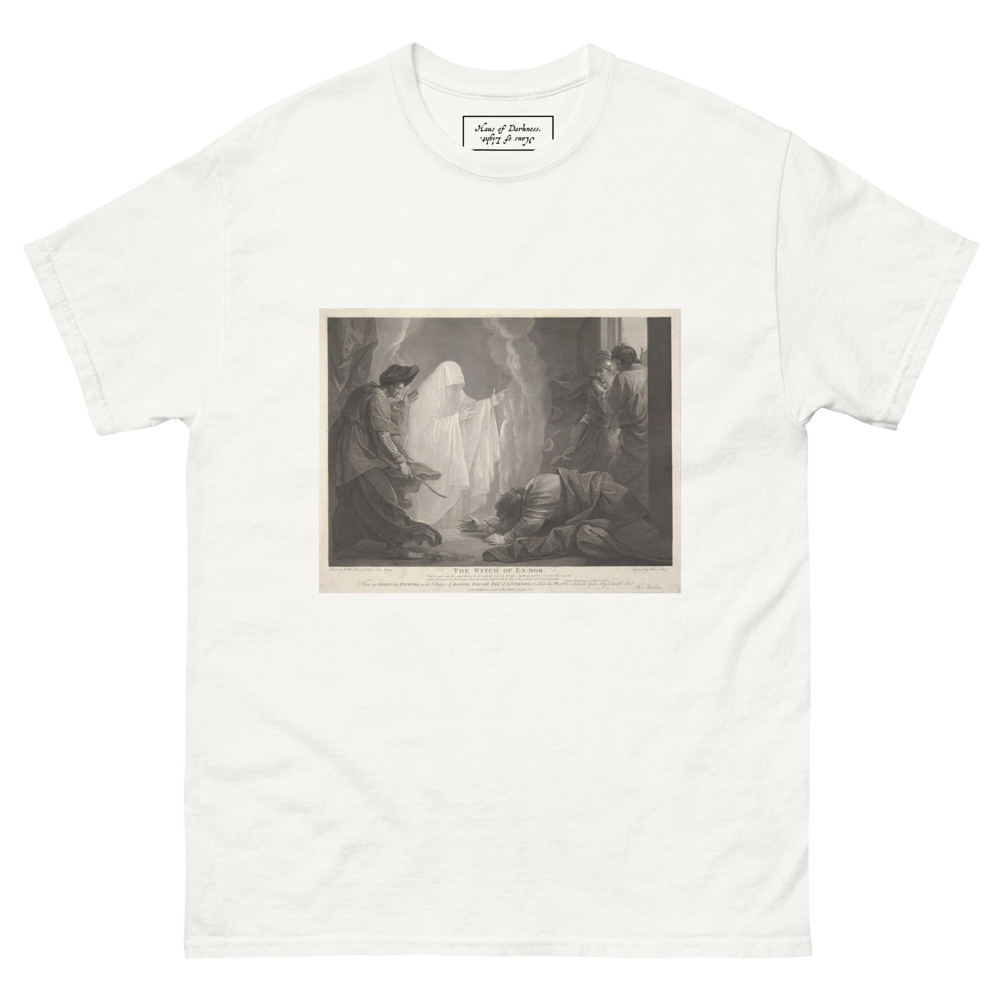 The Witch of En-dor by William Sharp | Unisex Classic Tee-Haus of Darkness, Haus of Light