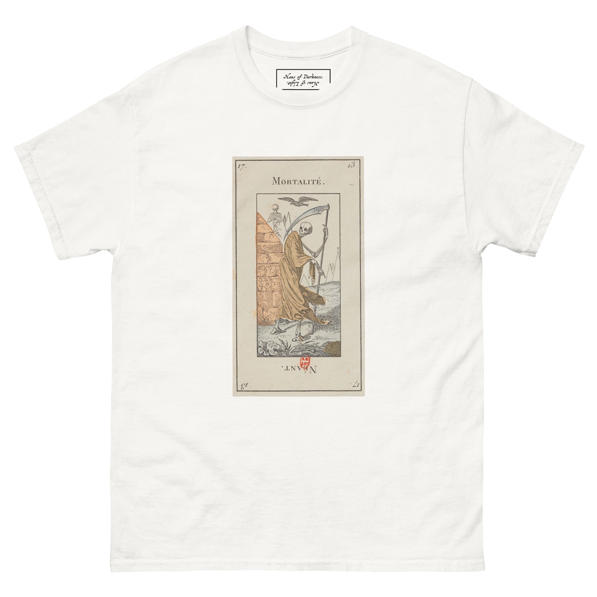 Vintage "Grand Etteilla" French Tarot "Death" | Unisex Classic Tee-Haus of Darkness, Haus of Light