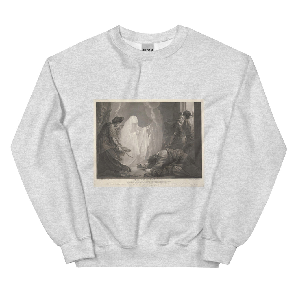 The Witch of En-dor by William Sharp | Unisex Sweatshirt-Haus of Darkness, Haus of Light
