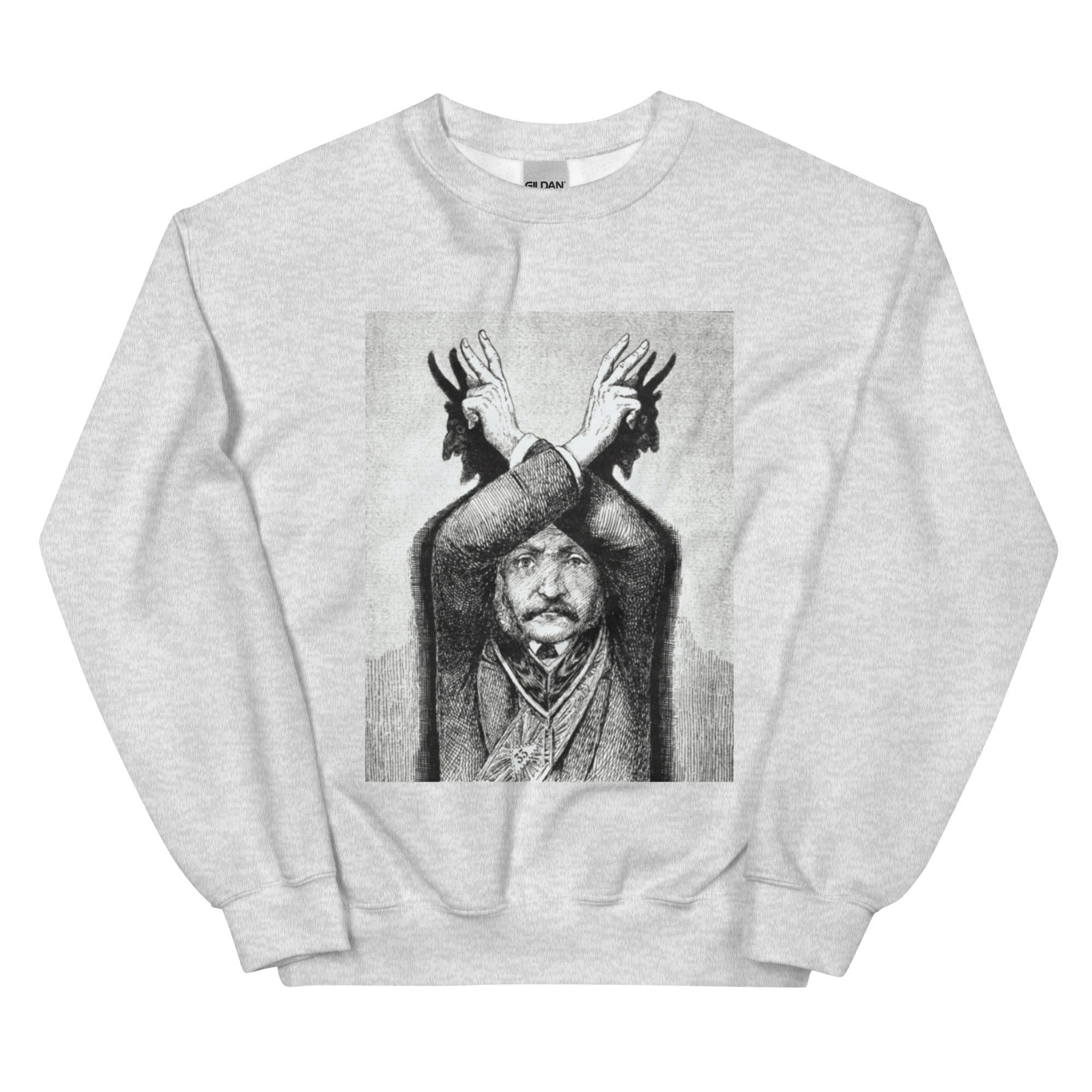 Devil Worship from "The Freemason" by Eugen Lennhoff | Unisex Sweatshirt-Haus of Darkness, Haus of Light