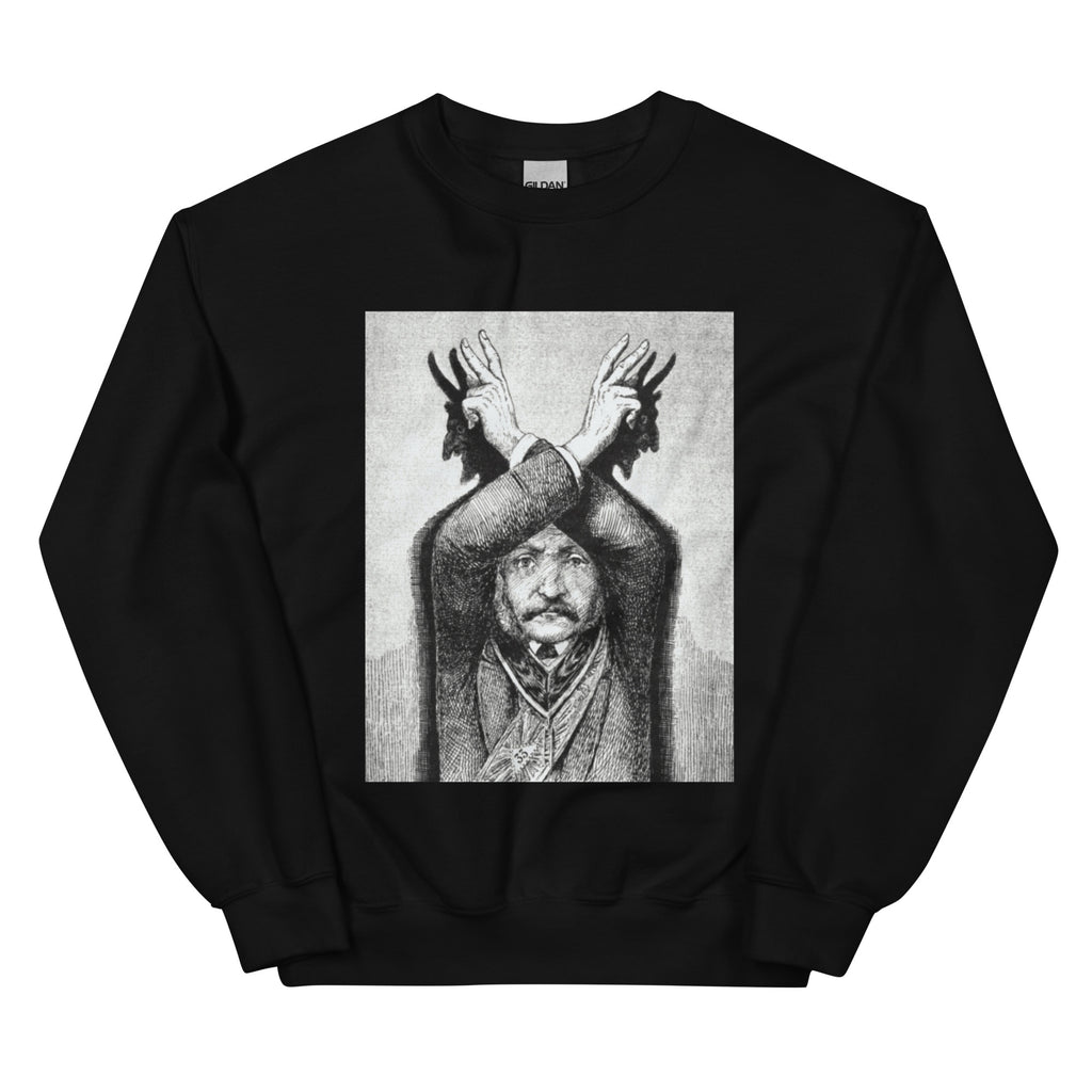 Devil Worship from "The Freemason" by Eugen Lennhoff | Unisex Sweatshirt-Haus of Darkness, Haus of Light