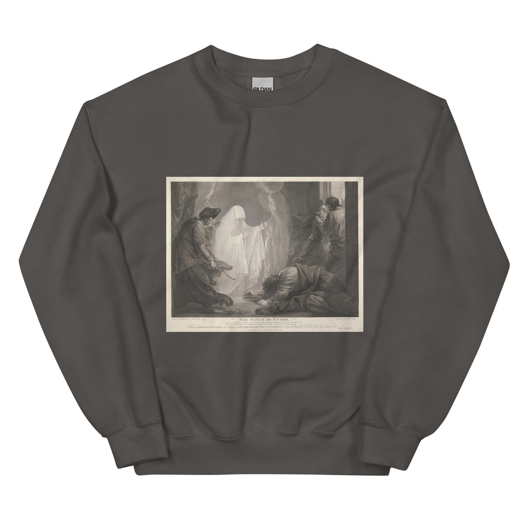The Witch of En-dor by William Sharp | Unisex Sweatshirt-Haus of Darkness, Haus of Light