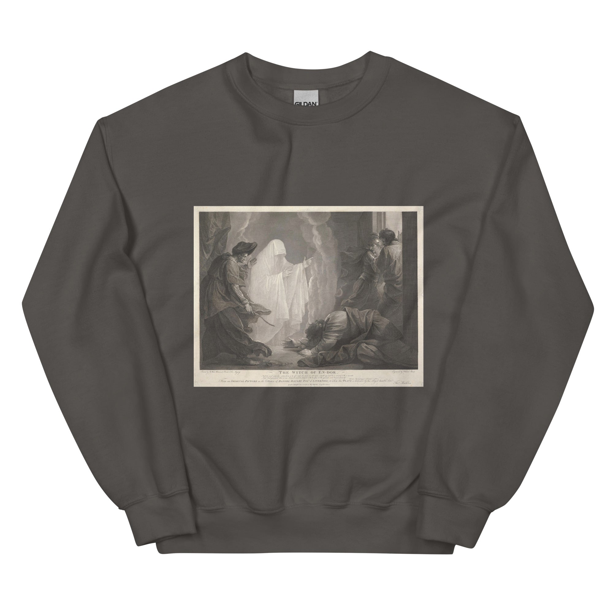 The Witch of En-dor by William Sharp | Unisex Sweatshirt-Haus of Darkness, Haus of Light