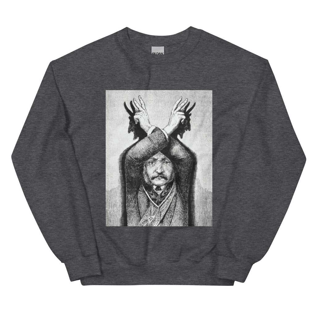 Devil Worship from "The Freemason" by Eugen Lennhoff | Unisex Sweatshirt-Haus of Darkness, Haus of Light