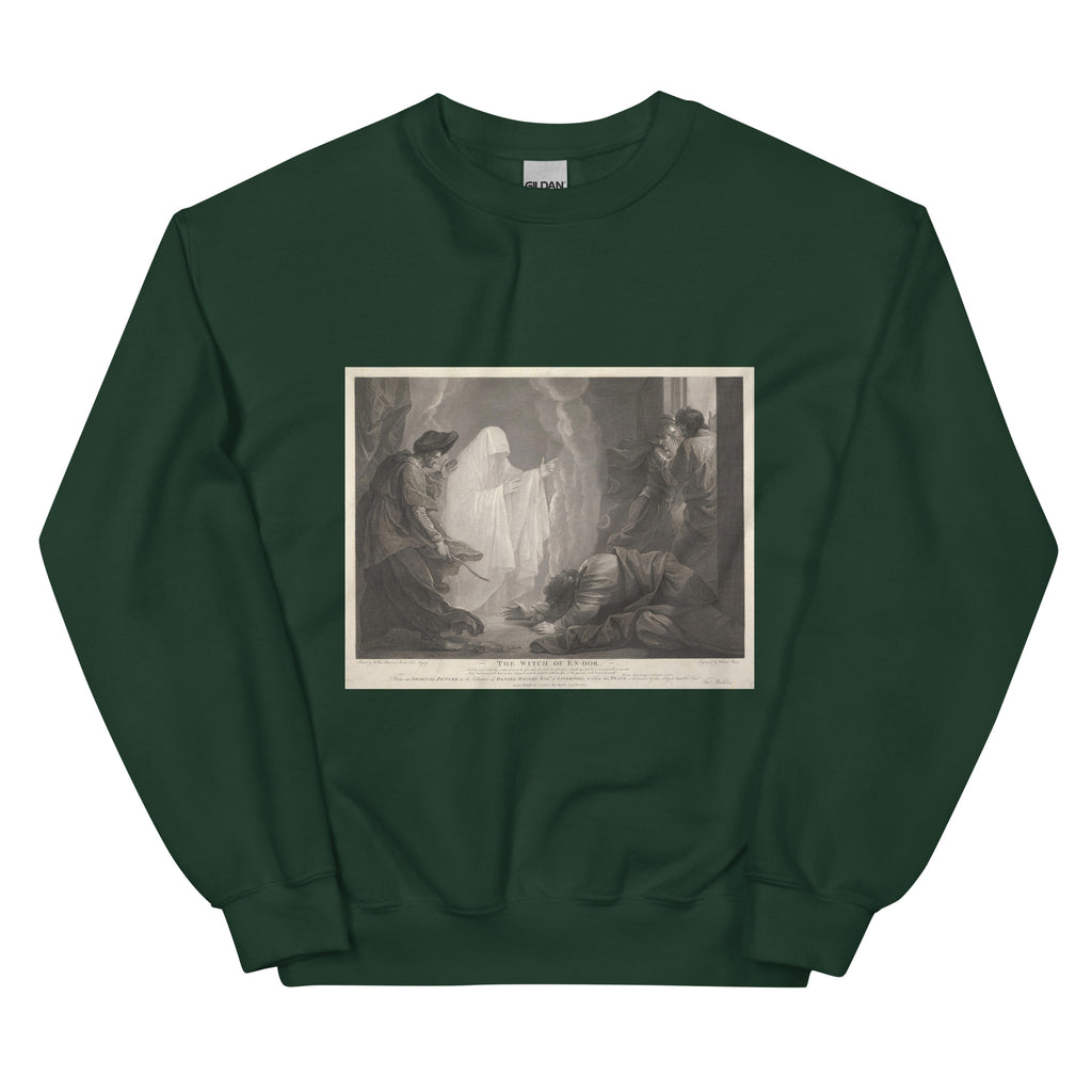 The Witch of En-dor by William Sharp | Unisex Sweatshirt-Haus of Darkness, Haus of Light