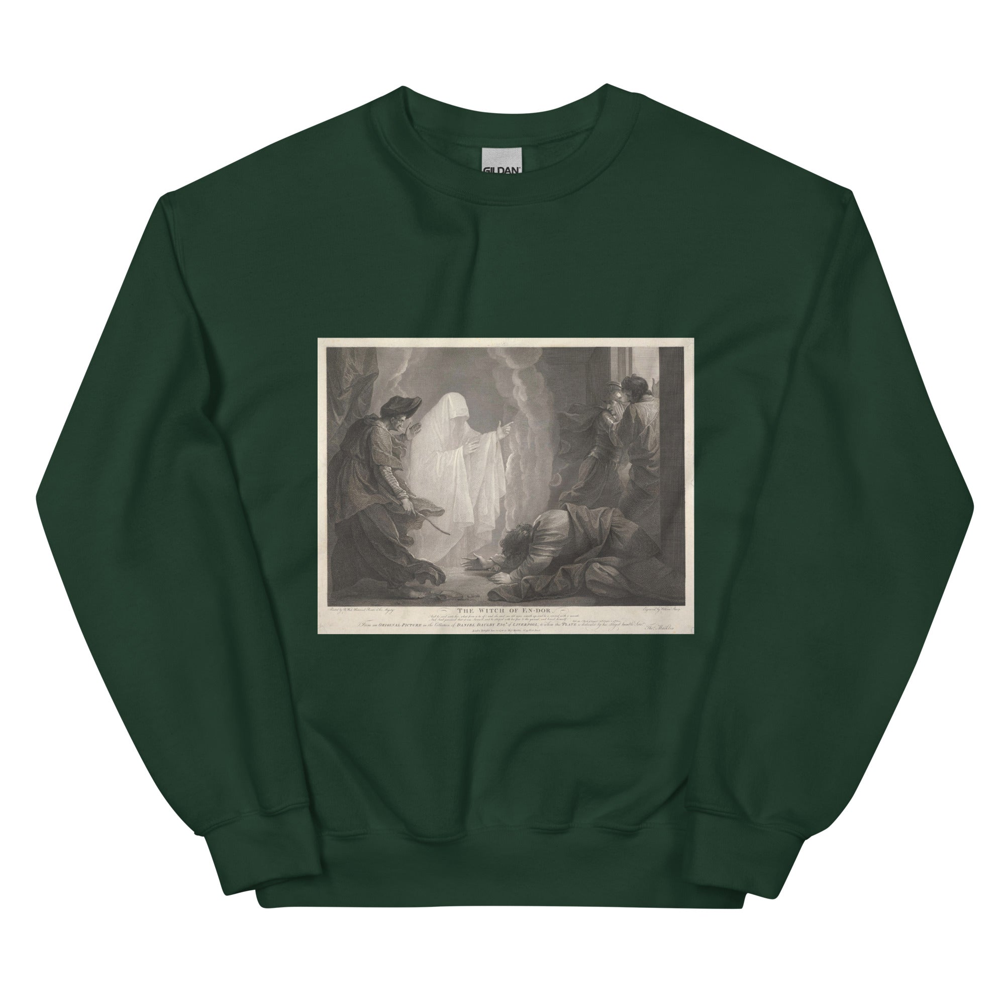 The Witch of En-dor by William Sharp | Unisex Sweatshirt-Haus of Darkness, Haus of Light
