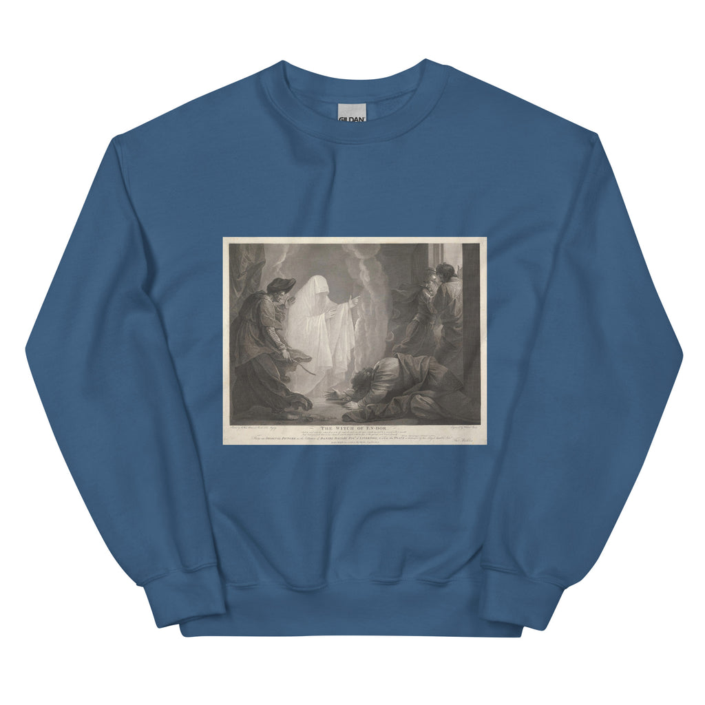 The Witch of En-dor by William Sharp | Unisex Sweatshirt-Haus of Darkness, Haus of Light
