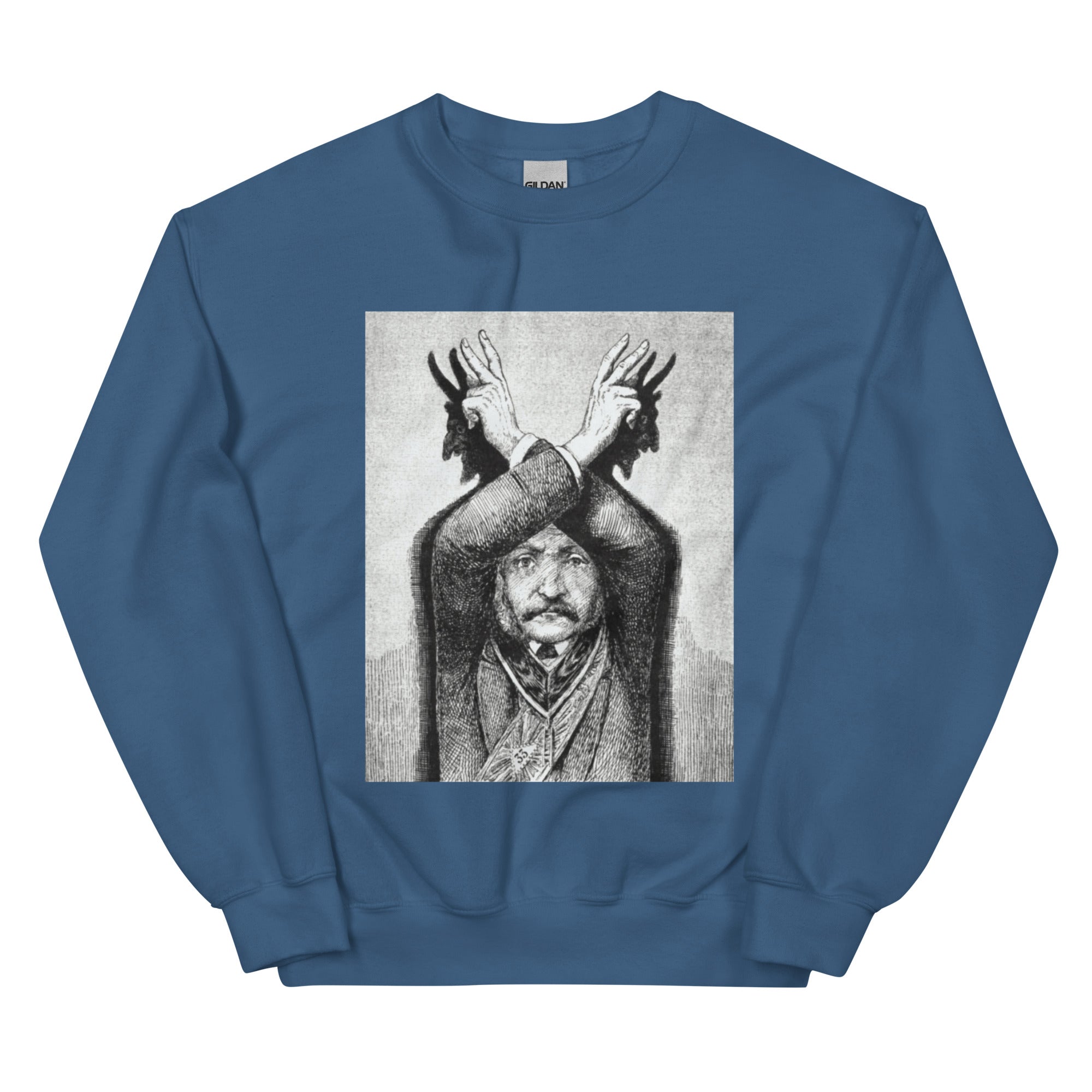 Devil Worship from "The Freemason" by Eugen Lennhoff | Unisex Sweatshirt-Haus of Darkness, Haus of Light