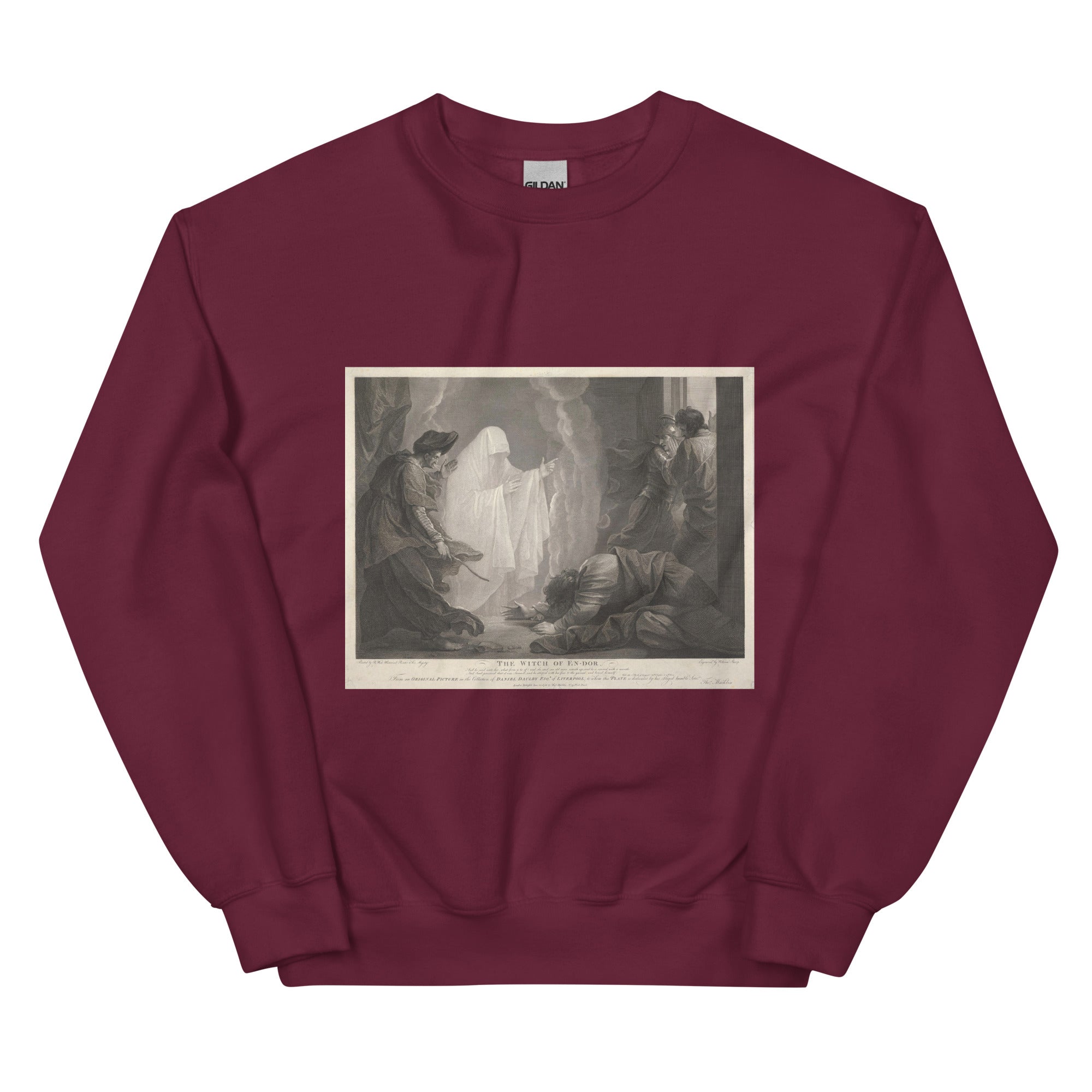 The Witch of En-dor by William Sharp | Unisex Sweatshirt-Haus of Darkness, Haus of Light